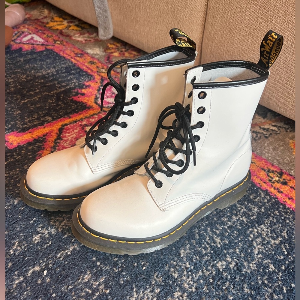 White Dr Martens